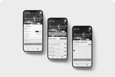Unique Restaurant project preview